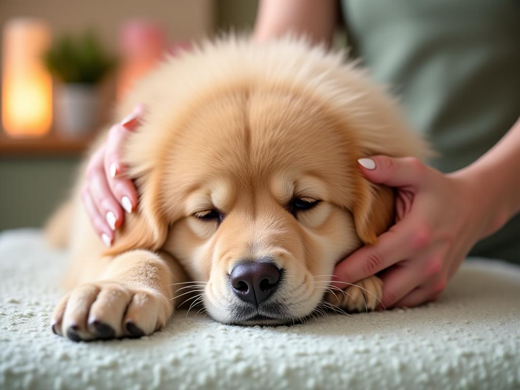 Spa per animali con massaggi rilassanti