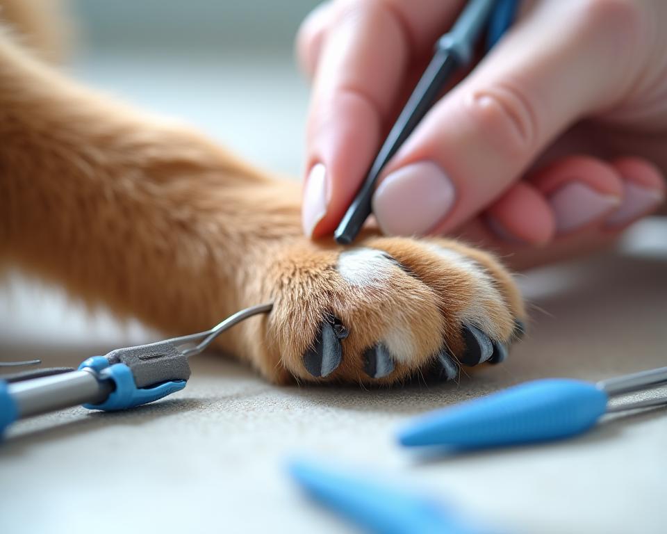Cura professionale unghie e zampe animali